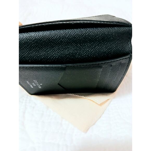 RARE Louis Vuitton Pocket Organizer Wallet Mens Sunrise Monogram Eclipse - Picture 9 of 16